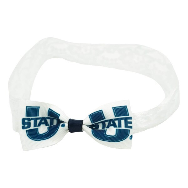 Lace Band Baby U-State Bow